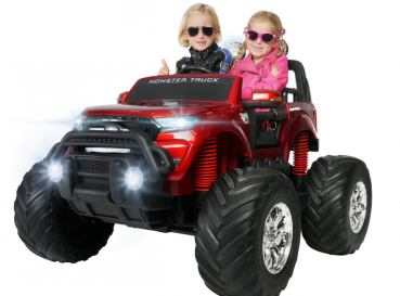 Preview: Kinder-Elektroauto Ford Ranger Monster Truck Allrad Lizenziert für 2 Personen